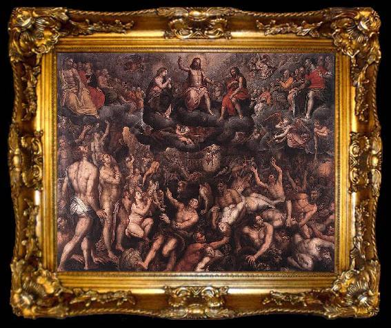 framed  Raphael Coxie The Last Judgment., ta009-2